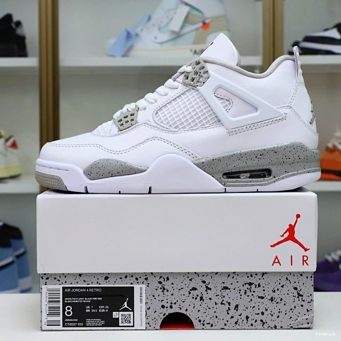 RETRO AIR 4 'WHITE JORDAN OREO' 0729